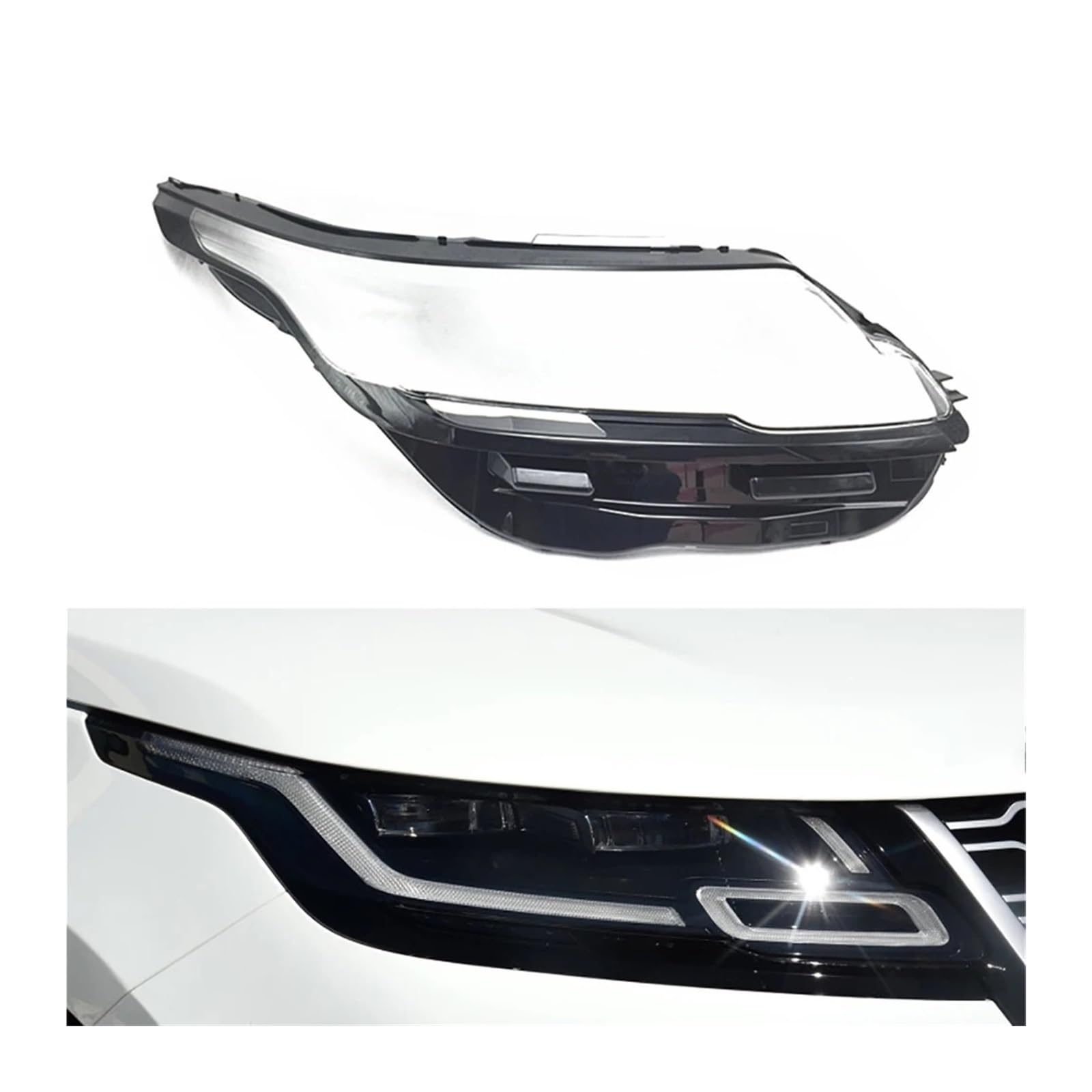 レンジローバー2nd ヘッドライトカバー左右セット BRITPART社製 フロントランプガード（2ndレンジローバー用）