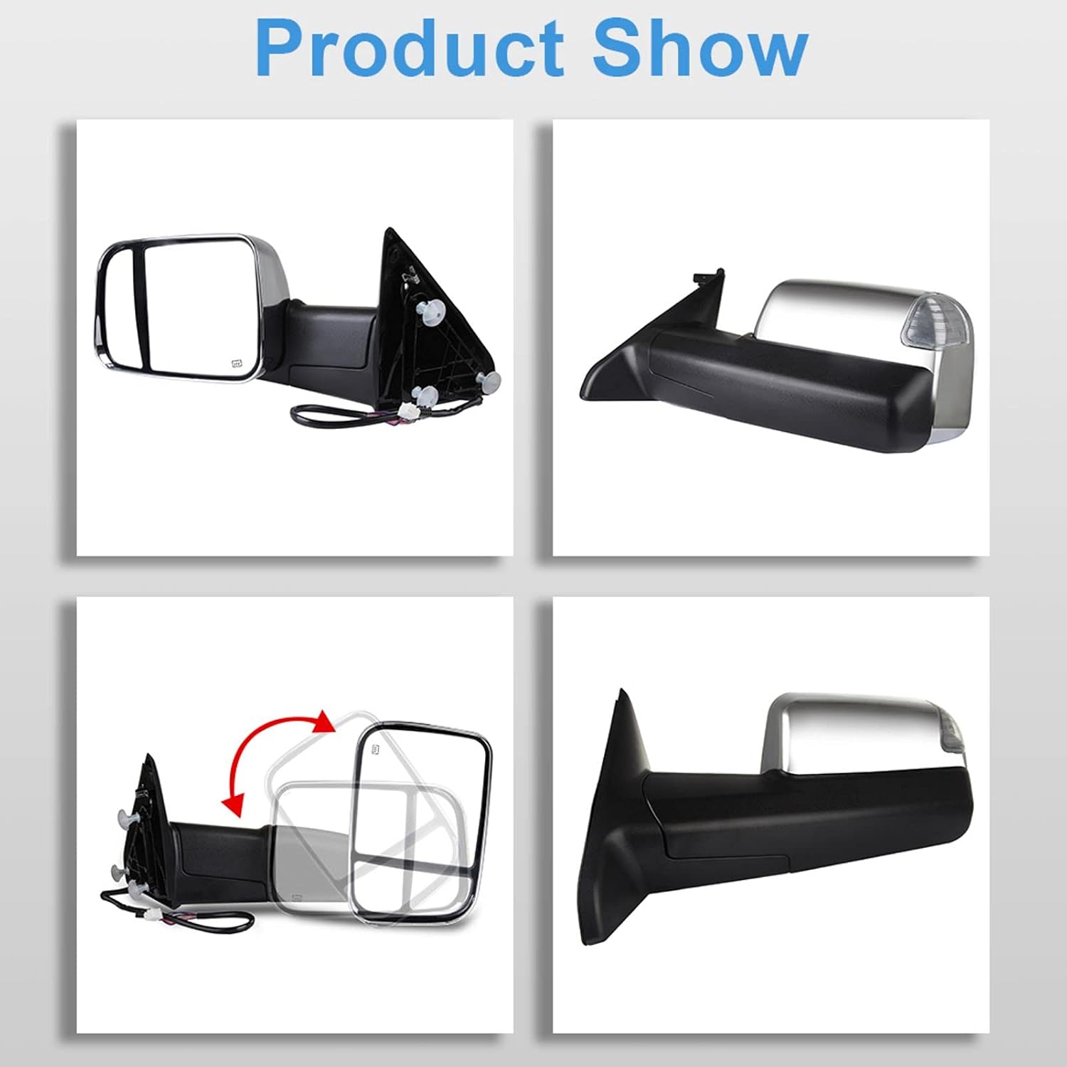 Review ECCPP Tow Mirrors fit for 2010 for Dodge for Ram 1500 2500 3500 2011-2015 for Dodge for Ram 1500 2500 3500 Towing Mirrors Chrome Power Heated Puddle Signal Light Pair Driver Side and Passenger Side Free Shipping Offer ECCPP Tow Mirrors fit for 2010 for Dodge for Ram 1500 2500 3500 2011-2015 for Dodge for Ram 1500 2500 3500 Towing Mirrors Chrome Power Heated Puddle Signal Light Pair Driver Side and Passenger Side