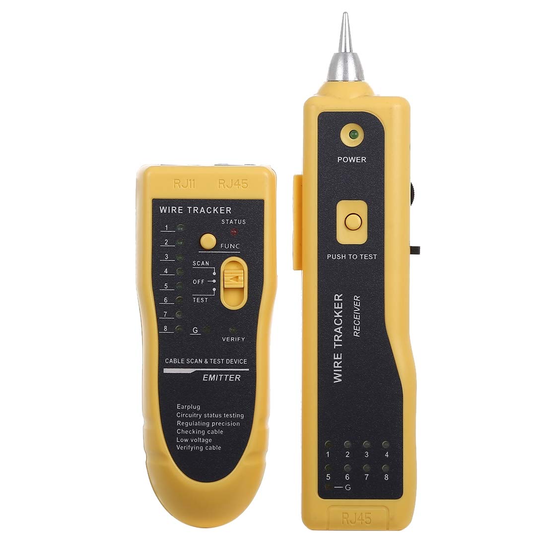RJ11 i RJ45 wielofunkcyjny instrument inspekcyjny linii i urządzenia testujące produkty sieciowe