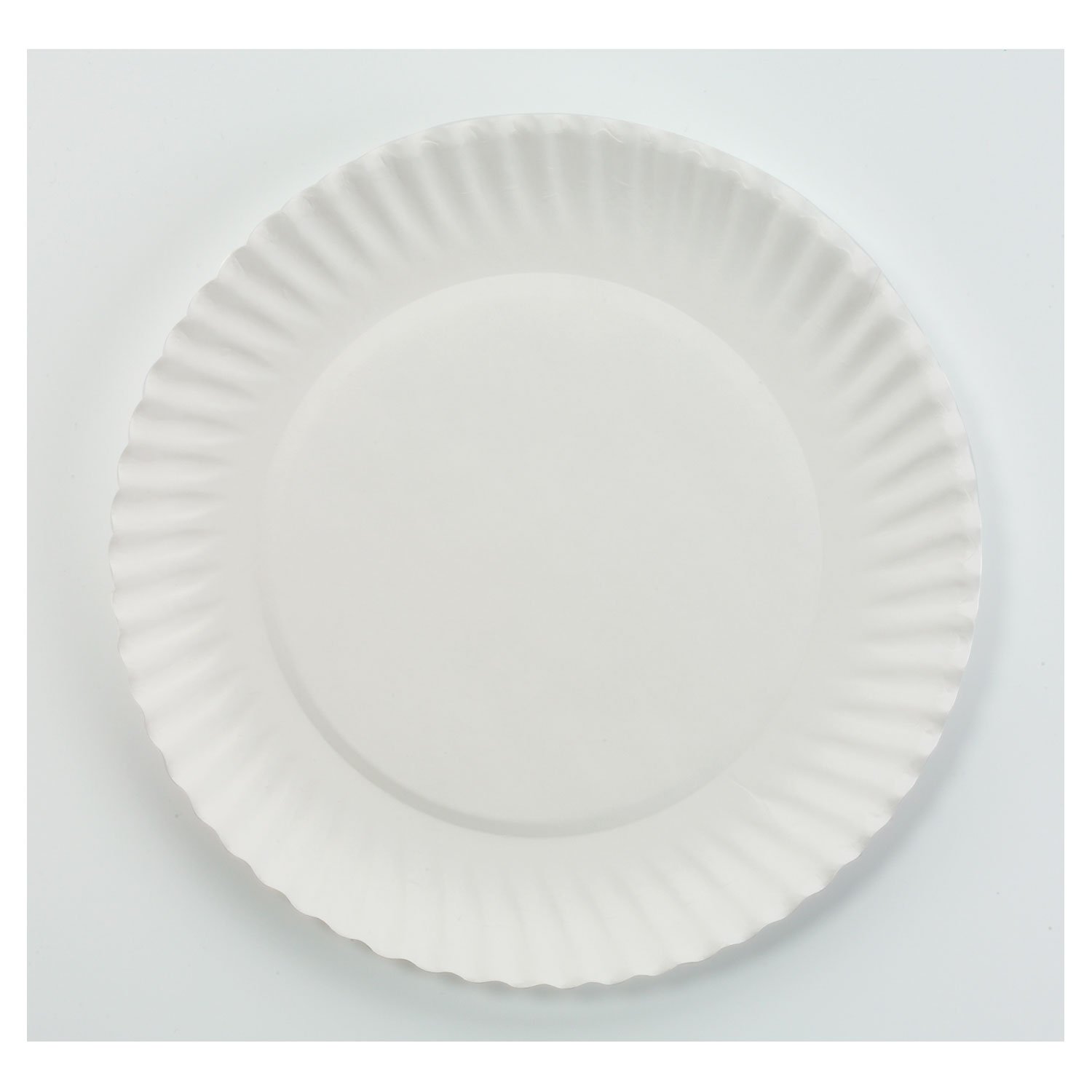 AJM PackagingPP6GREWH White Paper Plates, 6-Inch dia, 100/Bag, 10 Bags/Carton