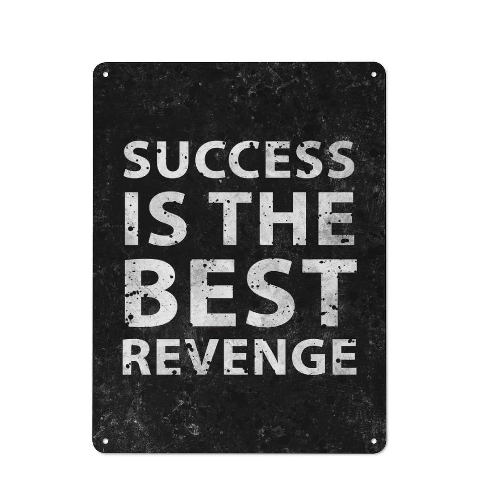 Junmoney Style-23 Success Vintage Metal Sign 40X30cm, Retro Classic Pub Decor For Cafe, Pub, Workshop Or Home Bar