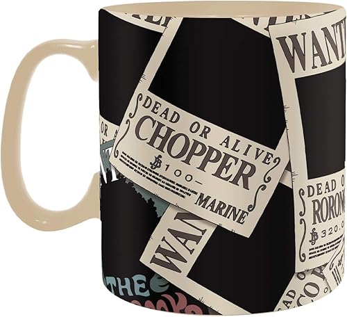 Miniatura 7 de ABYSTYLE Taza One Piece Wanted Heat Change de 16 onzas líquidas Anime Manga Drinkware Home & Kitchen Merch Gift (ABYPCK203_US)