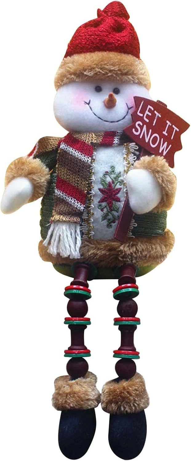 Christmas Decorations Christmas Sitting Santa Claus Snowman