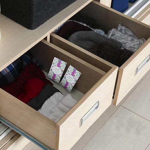 Miniatura 7 de LA BELLEFÉE Sobres perfumados de lavanda para cajones y armario, paquetes de 14 paquetes de fragancia, sobres de perfume, bolsas, ideales para el