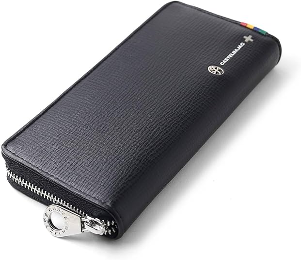 Amazon | [カステルバジャック] プレス ラウンドファスナー長財布