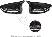Vista 4 de Cubierta de espejo ABS, cubierta de repuesto para espejo retrovisor, compatible con BMW Serie 3 G20 G21 4 Series G22 G23 G26 5 Series G30 G31 7