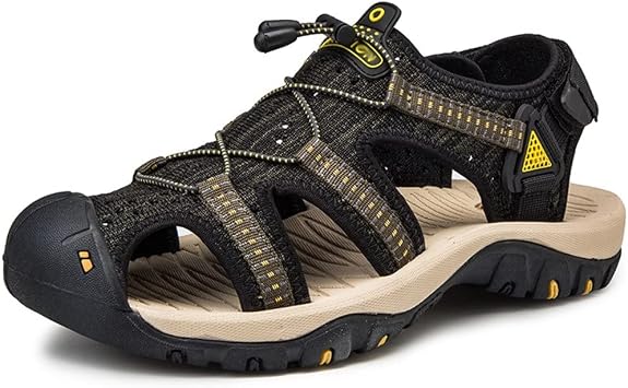 Men Sandals SummerBreathable Male Shoes Beach Sandals Man Fashion Outdoor Casual Shoes Big SizeD,8
