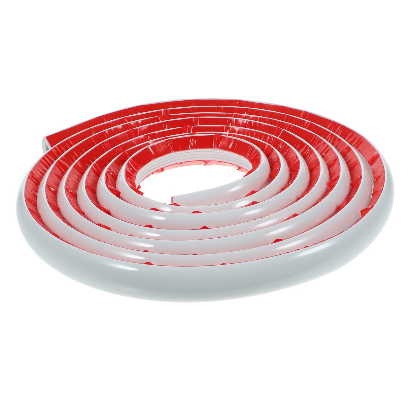 Garneck Self-Adhesive Edge Trim Strip for Bathroom and Kitchen Sealing - Waterproof Caulk Tape for Tubs Sinks and Floors White Decorative Caulk Strip Easy Install 10ft Long