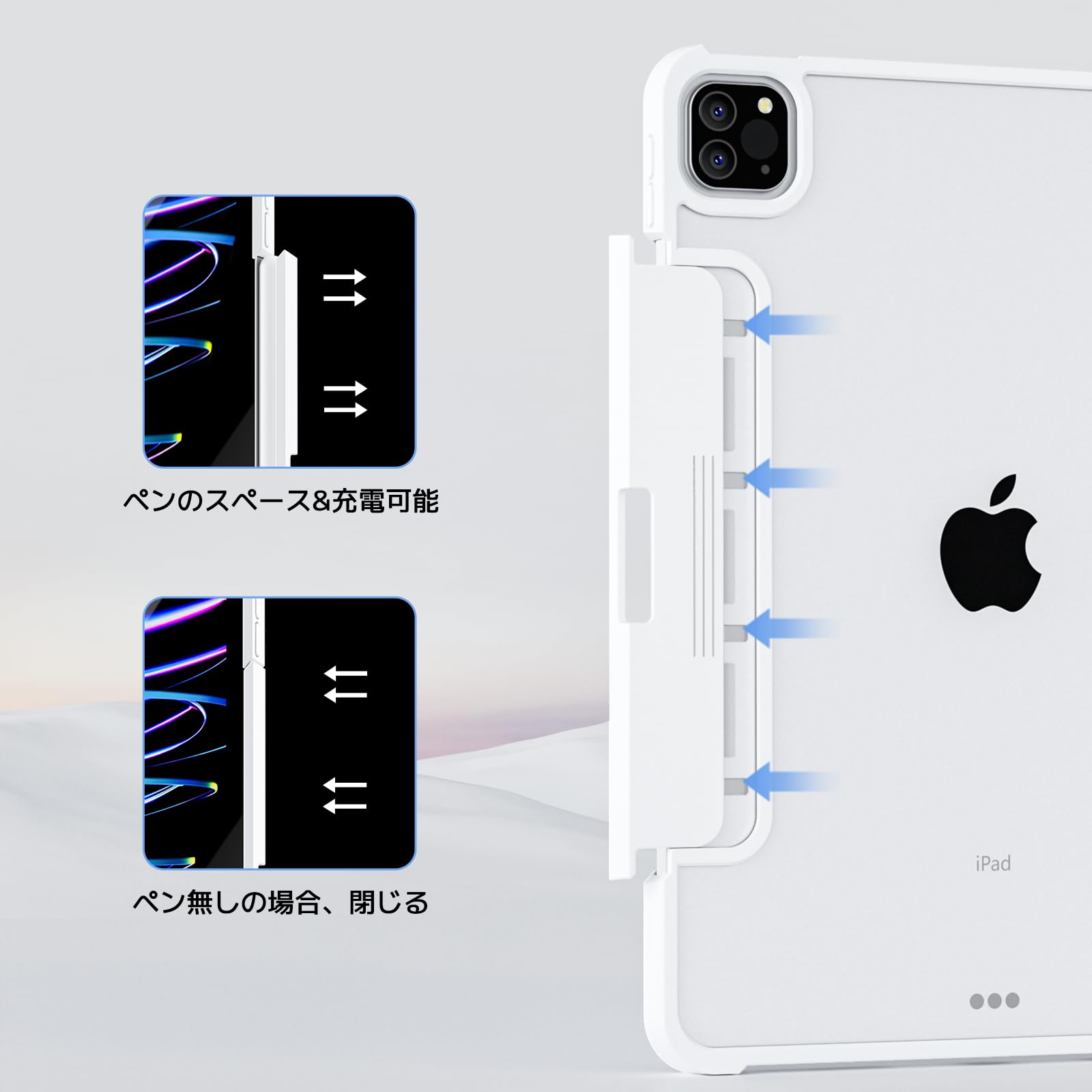 【TOKYOCULTUARTbyBEAMS】iPad・PCケース 5つのモードに変身するiPadカバー「FLOAT」発明家小川コータ