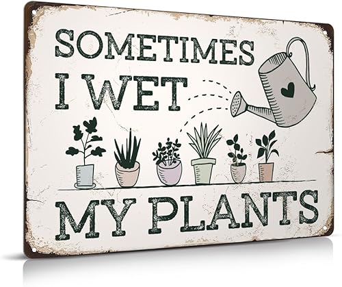 Miniatura 13 de Letreros metálicos para decoración de jardín: planta un jardín, comparte la recompensa, escucha a los pájaros, Water Your Soul para los amantes de