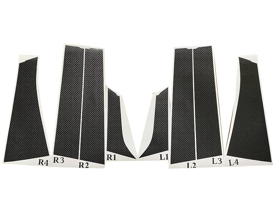 E12 ノート【リアルカーボン／綾織りブラック】ピラーガーニッシュ E12 ノート【リアルカーボン／平織り】ピラーガーニッシュ | GKcraft