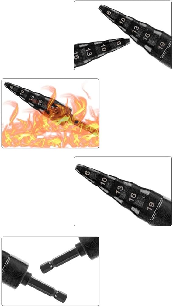 Swaging Drill Set Copper Tubing Tool | Effective Multi-Functional Copper Flaring Tool - Swaging Tool Copper Pipe Expander with Hexagonal Handle for Air Conditioner Repair