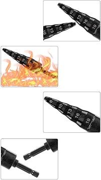 Swaging Drill Set Copper Tubing Tool | Effective Multi-Functional Copper Flaring Tool - Swaging Tool Copper Pipe Expander with Hexagonal Handle for Air Conditioner Repair