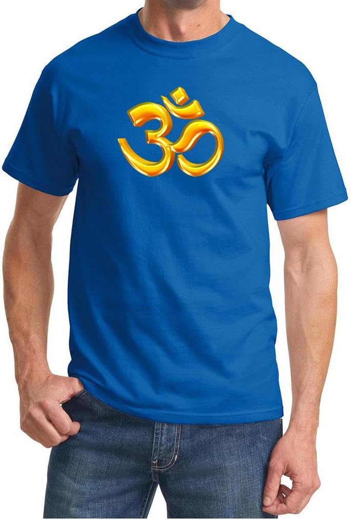 A&E Designs Mens Yoga Shirt 3D OM Tee T-Shirt