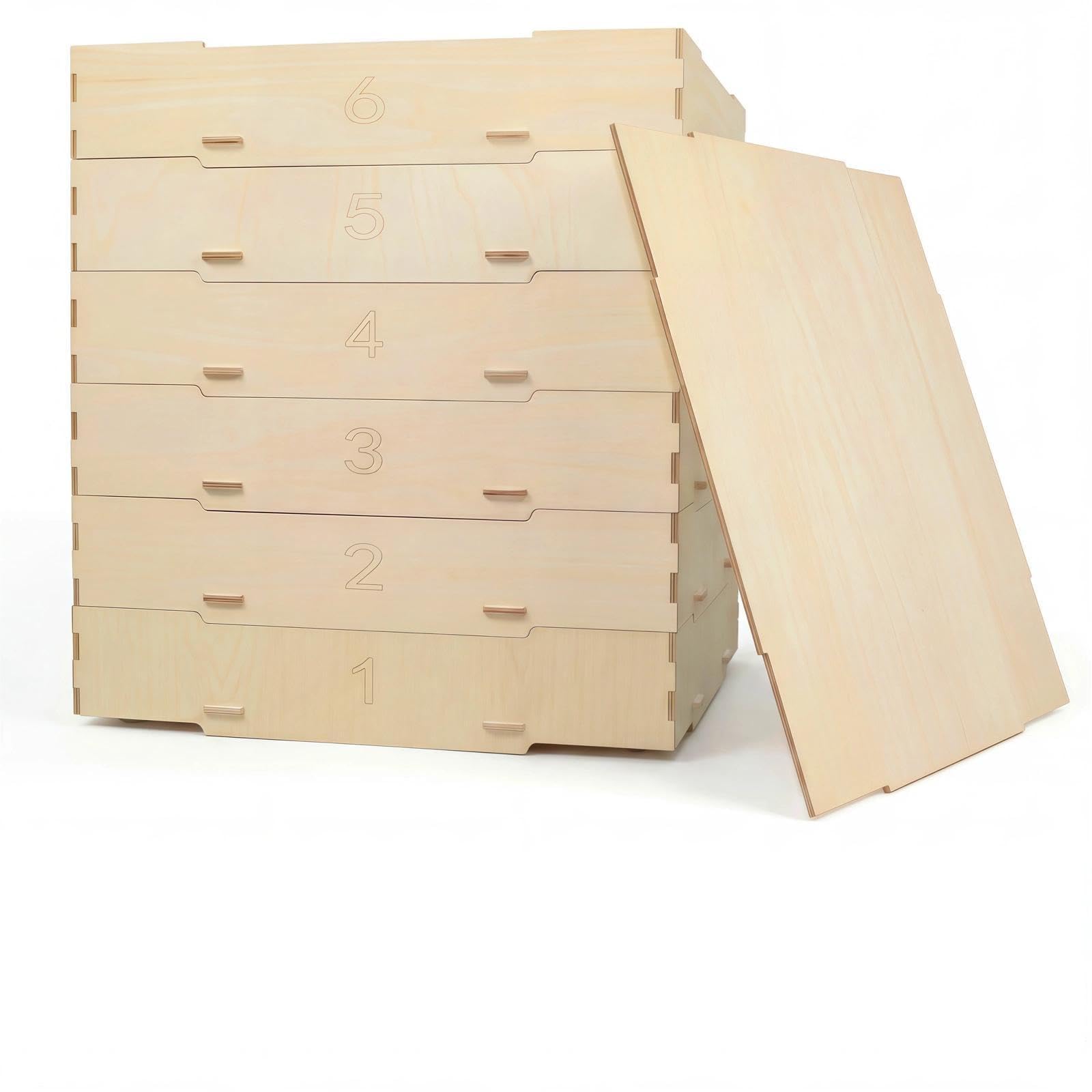 Photo 1 of JOYABEST 6-Tray Building Block Sorter & Storage Box