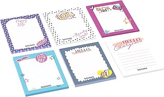 Amazon Brand - Solimo To Do List Notepad, Book, Stationery, 4” x 5.25”, Writing Pads 50 Tear Off Sheets, Set of 12 Planners