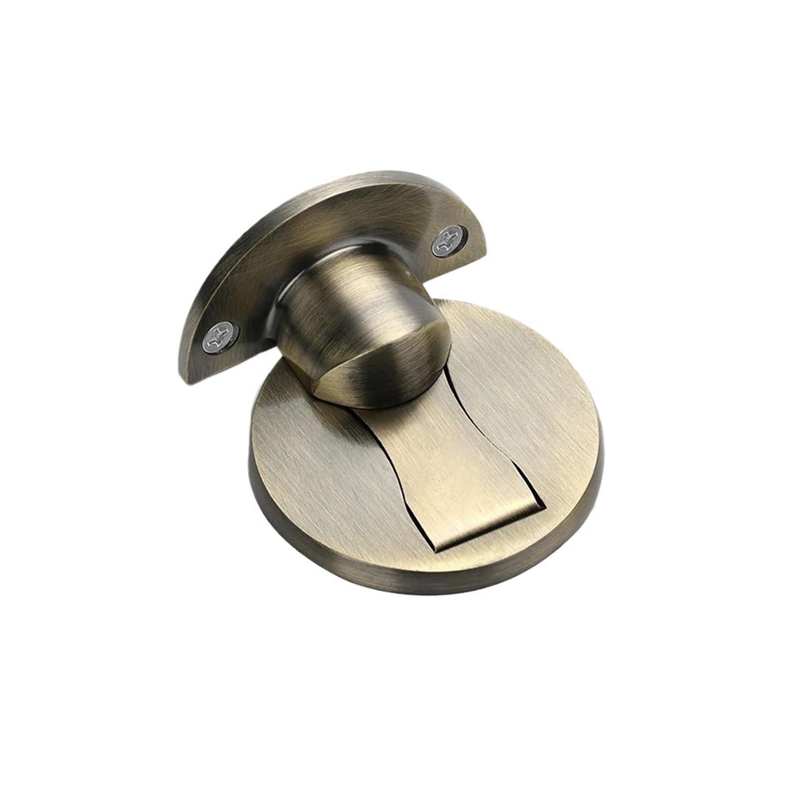 Kiddibubzi Style 09 Adjustable Door Holder Stainless Steel Magnetic Door Stopper Non-Punch Sticker Water-Proof Door Stop Furniture Door Hardware(Style 09)