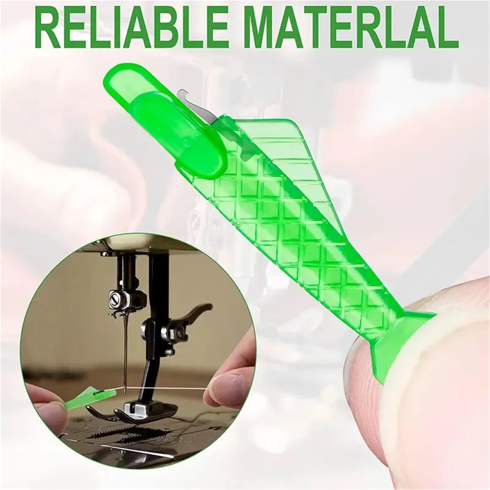 Infila-Aghi, Infila-ago Automatici for Cucito a Mano e a Macchina 100 pz. Multicolor(Green)