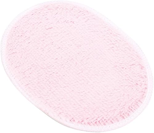 Miniatura 2 de Alfombras de cocina mullidas de 16 x 12 pulgadas, color rosa, súper suave, alfombra de área lanuda para el hogar, dormitorio, baño, piso, puerta de