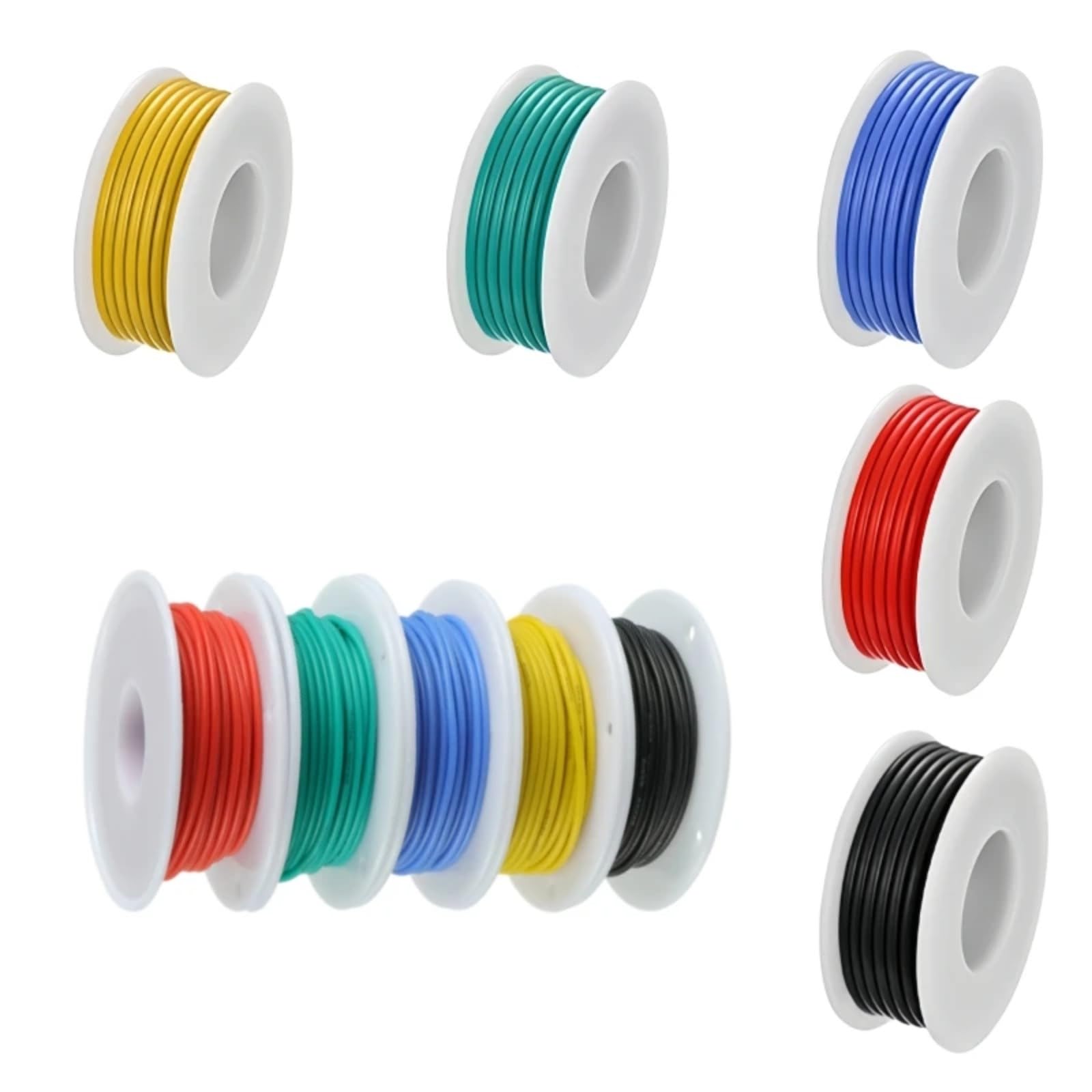 18-28AWG Cavi in silicone Flessibile Cable(Red; 5m; 26 AWG)