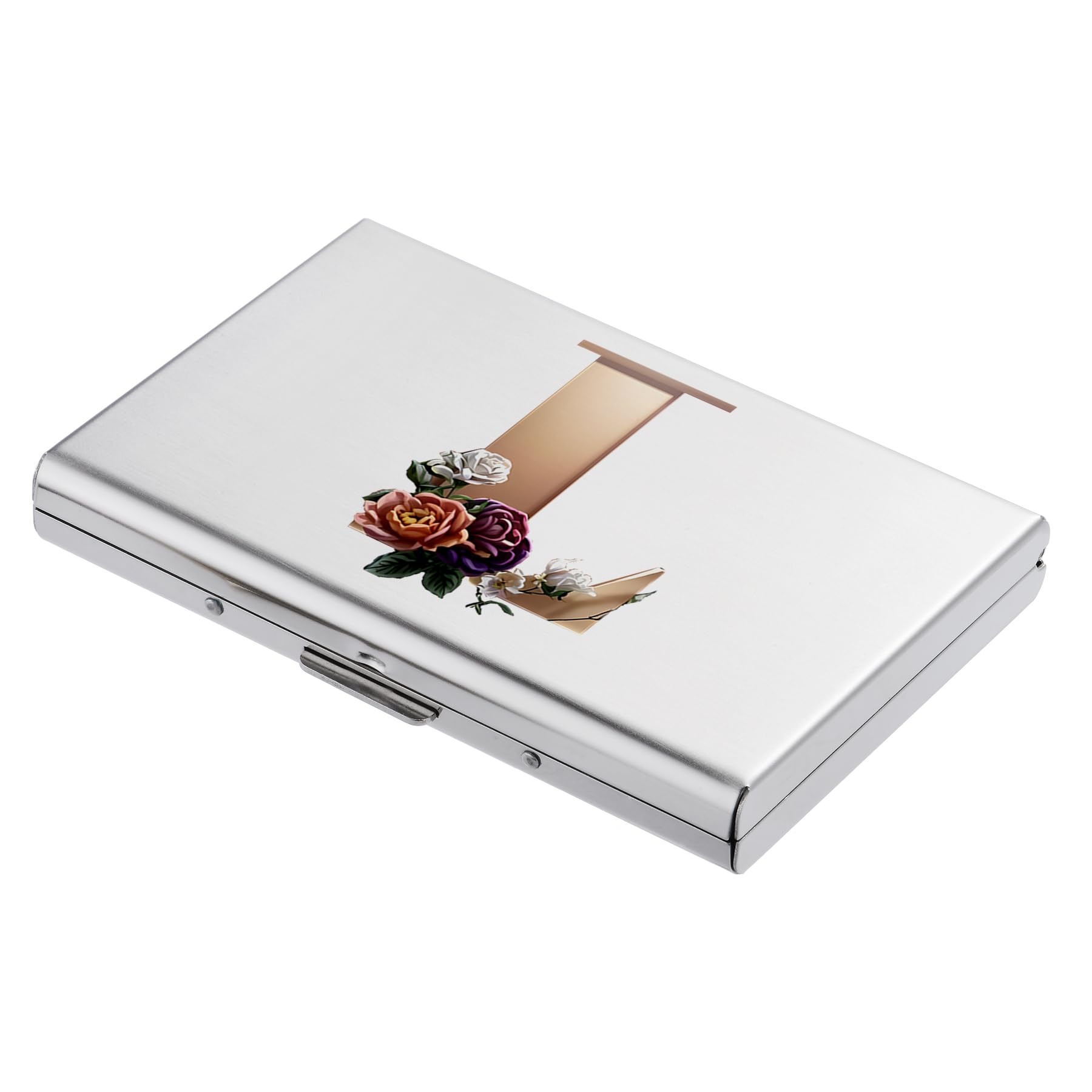 BONSYL Credit Card Holder, Slim RFID Blocking Card Holder Wallet, Fashionable Design and Artistic Patterns Metal Credit Card Holder Wallet, for Men