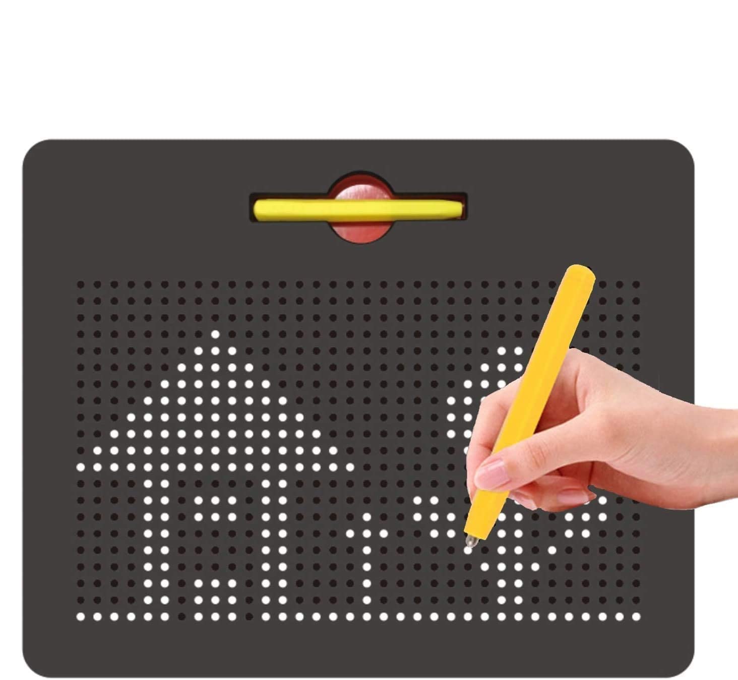 Magnetic Drawing Board Educational Toy - Sketch Pad for Kids, Draw Freely Doodle Pad with Magnetic Balls for 3+ Kids (Assorted Colour and Print)