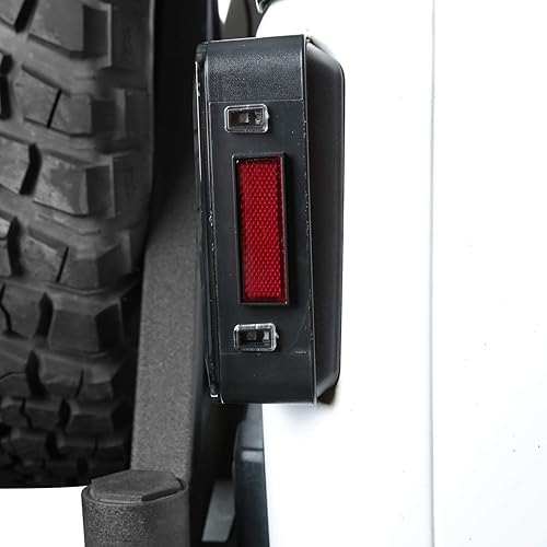 Miniatura 4 de Hooke Road Wrangler JK - Conjunto de luz trasera con luz de freno y señal de giro compatible con Jeep JK Wrangler 2007-2018