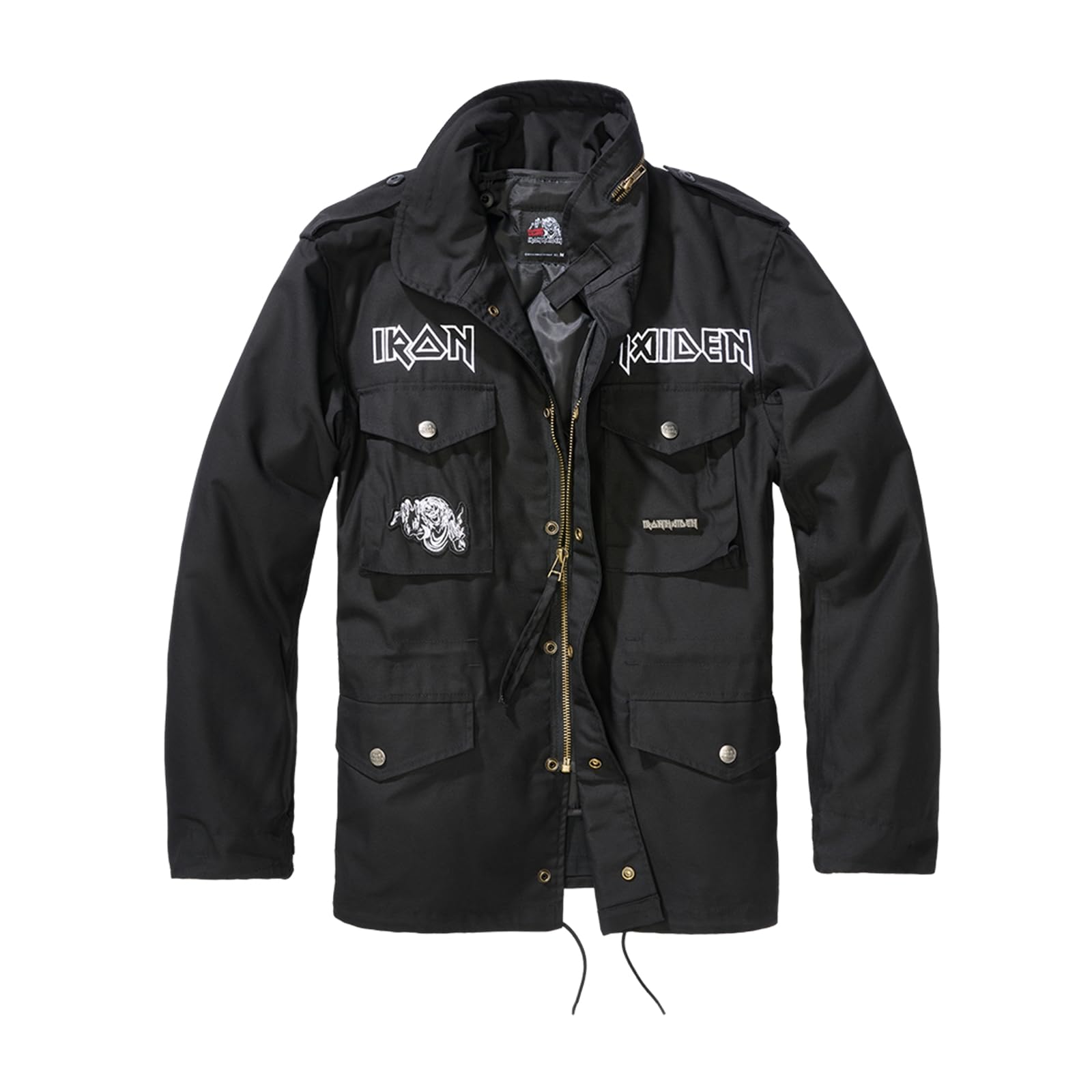 Brandit Men's Noir Waterproof Jacket Irm M65
