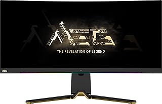 MSI MEG 342C QD OLED, 34" Curved Gaming Monitor, 3440 x 1440 (UWQHD), OLED, 0.1ms, 175Hz, FreeSync Premium, HDR 400, HDMI, DP Port, USB Type C, Tilt, Height