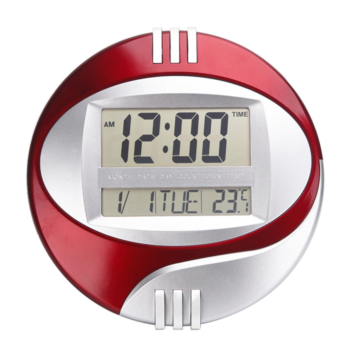 Horloge murale LED rouge grand écran pour optimiser le confort de votre bureau à la maison