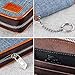 FurArt Credit Card Wallet, Zipper Card Cases Holder for Men Women, RFID Blocking, Key Chain,Compact Size