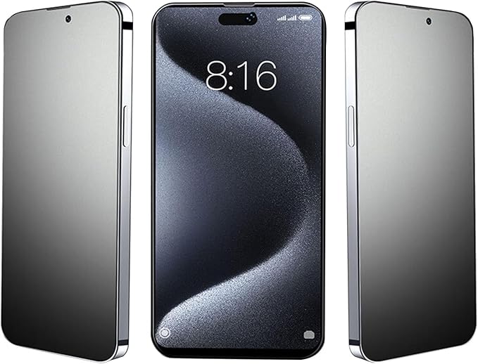 WINYU iPhone 15 Pro Max Matte Privacy Screen Protector: Anti-Spy and Durable