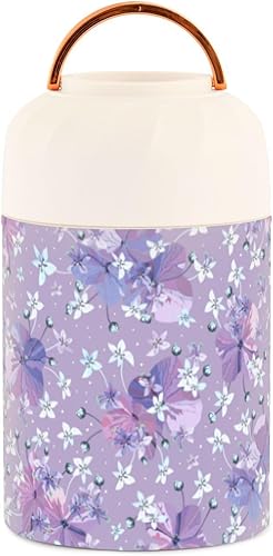 Miniatura 1 de Tarro aislado de alimentos para niños y mujeres con cuchara de 17 onzas  16.9 fl oz, almacenamiento de alimentos calientes, al vacío, de acero