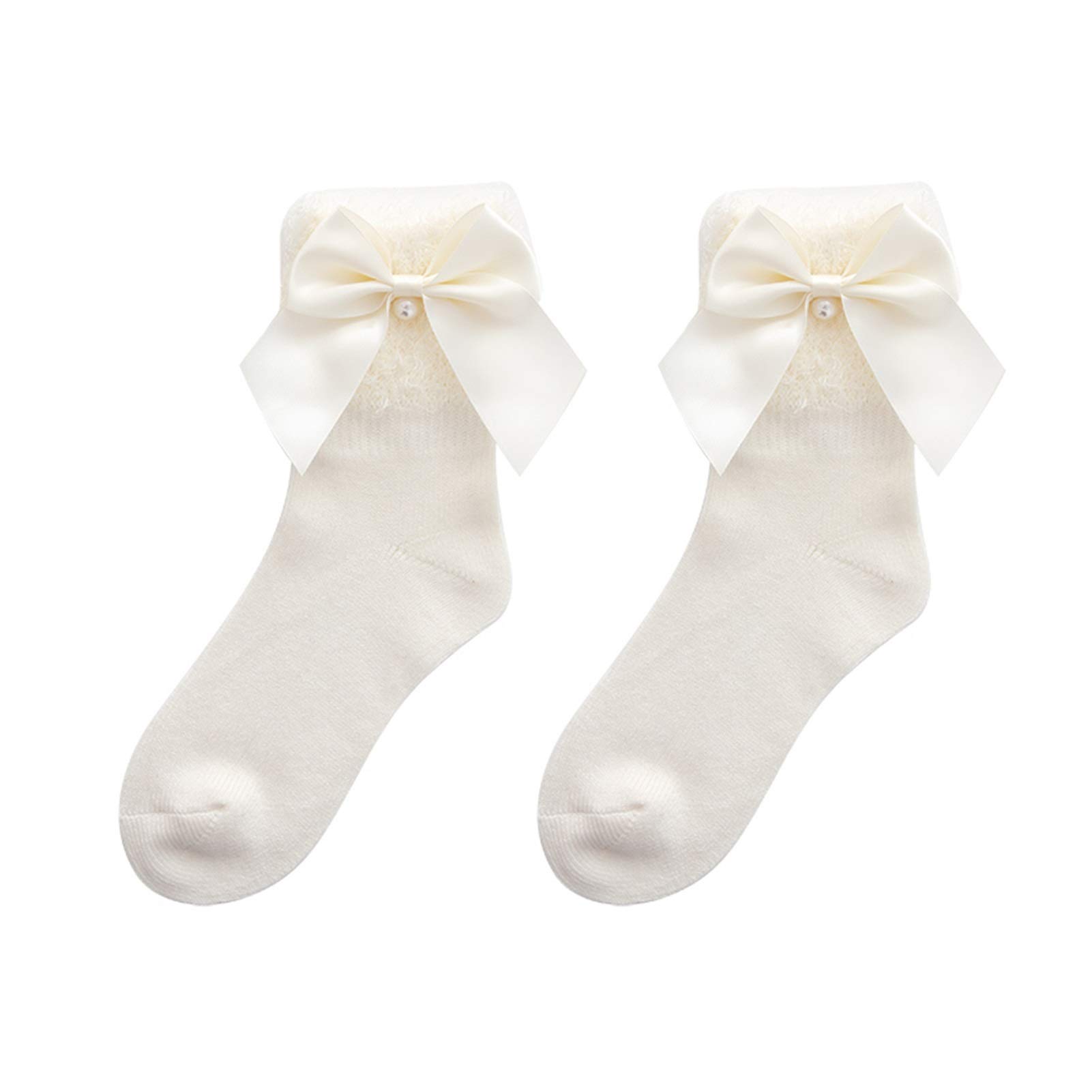 Chaussettes Lolita chaudes et blanches pour rester au chaud tout l'hiver avec style