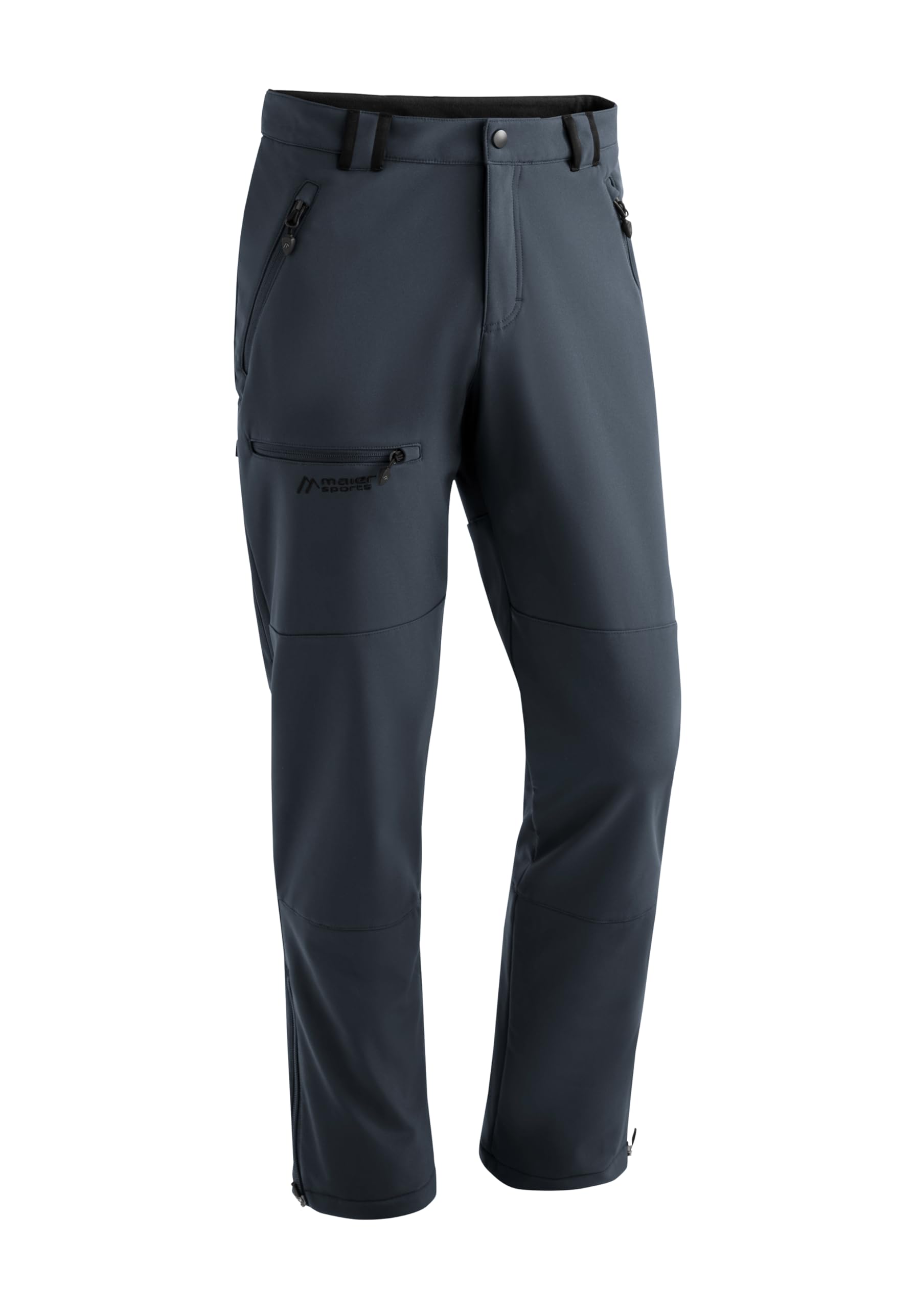 Maier Sports Herren Outdoorhose Adakit M, Winter-Wanderhose mit Fleece Innenseite, atmungsaktive und warme Softshell-Hose