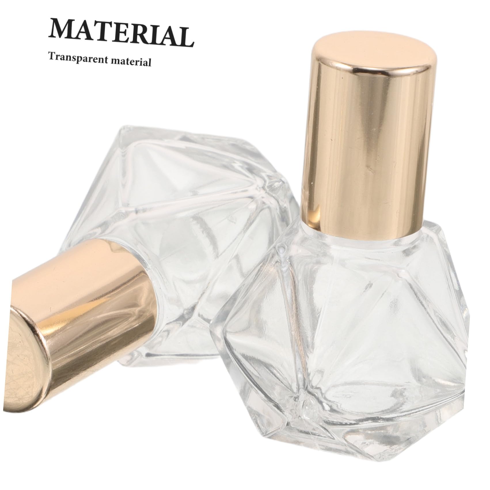 36 Pezzi Bottiglie in Vetro da 8ml con Roll-on per Oli Essenziali, Design a Sfera in Acciaio Inox, Facili da Ricaricare per Viaggio e Uso Domestico