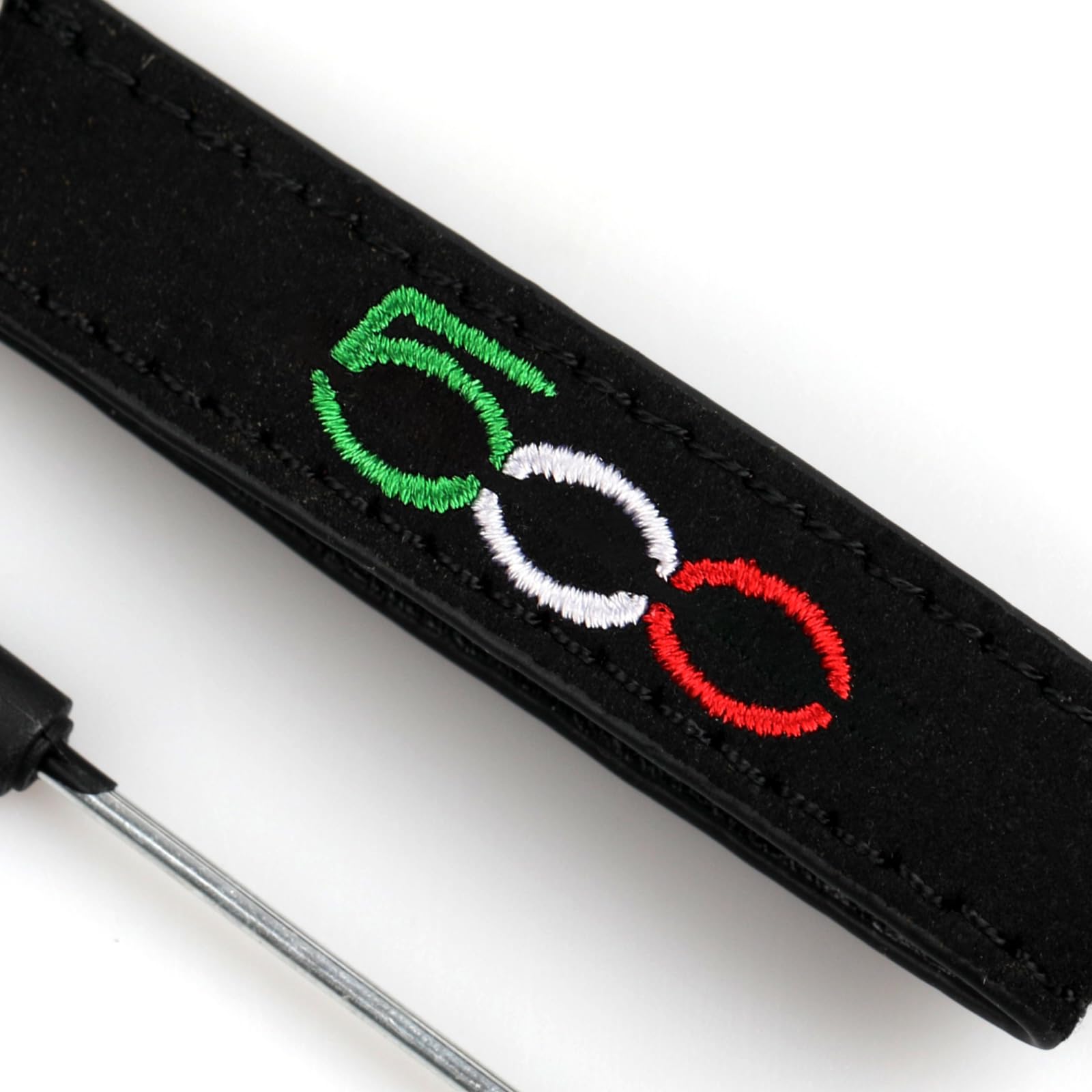 OYDDL Leder Schlüsselanhänger Mit Auto-Logo Emblem – Carbonlook, Metall, 360° Drehbar – Für Viele Modelle