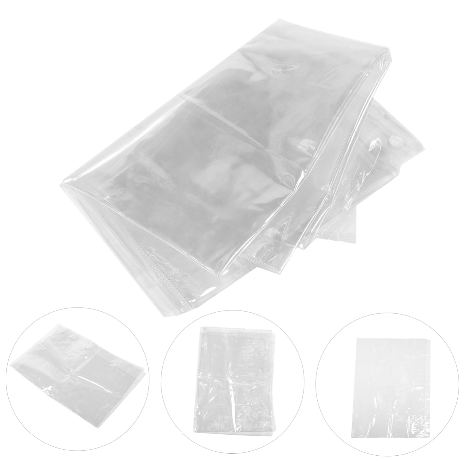 TOYANDONA 5 Piezas Bolsa Impermeable Para Mapas Bolsa De Viaje Bolsas Impermeables Bolsa De Archivo Bolsa Sellable Bolsa De Documentos De Archivo Ligero Exterior De Polivinilo