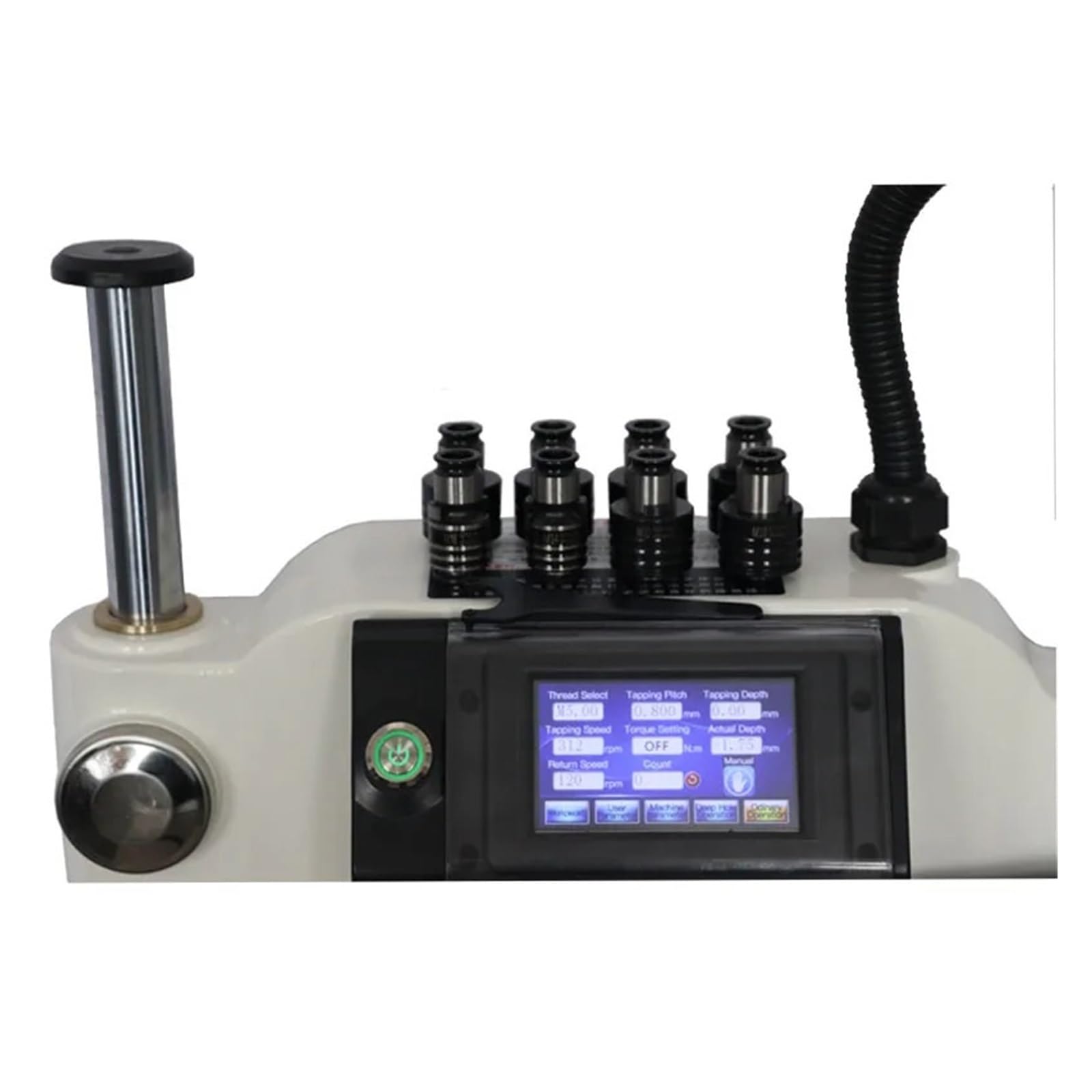 Máquina De Roscar Eléctrica Universal CNC Herramienta Taladrar AlineacióN Precisa De Los Agujeros(Universal M3-M12)