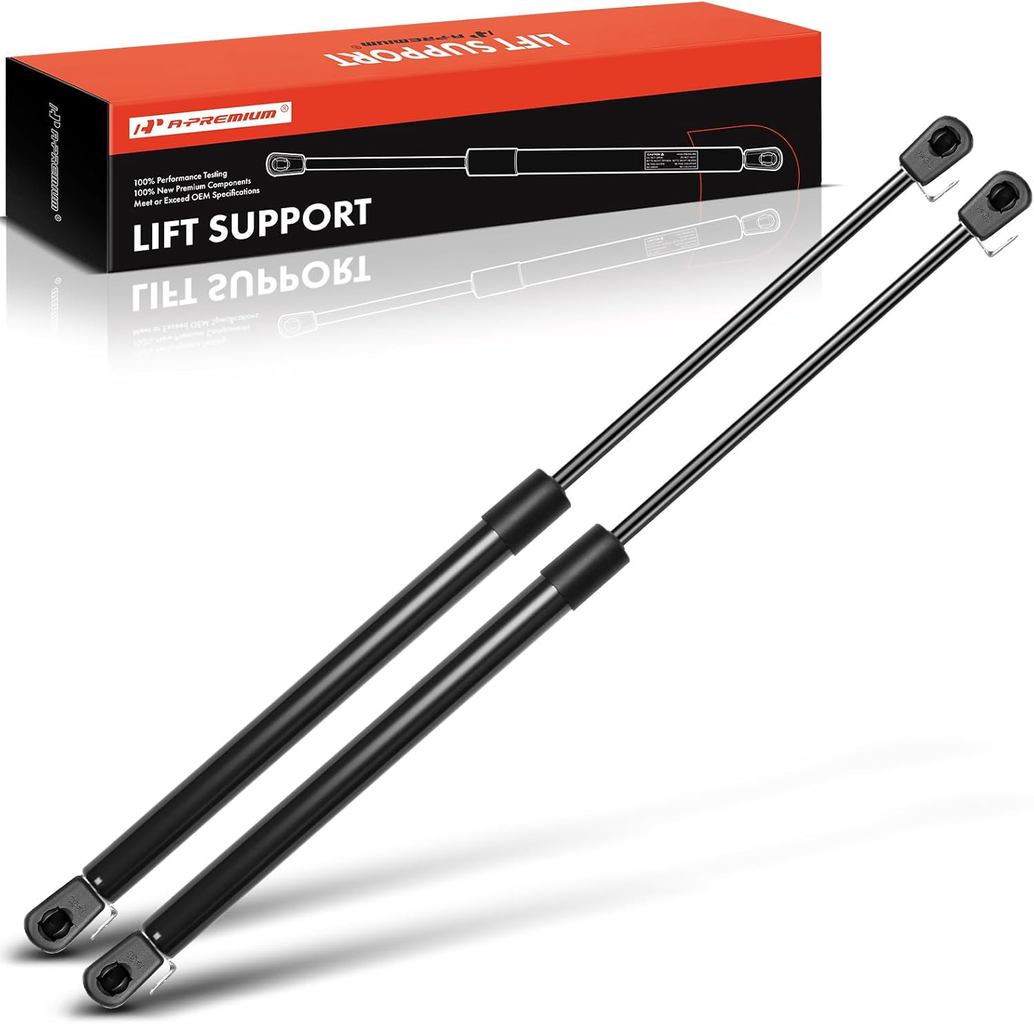 A-Premium Rear Window Lift Supports Shock Struts Replacement for Jeep Wrangler YJ 1987-1995 2-PC Set