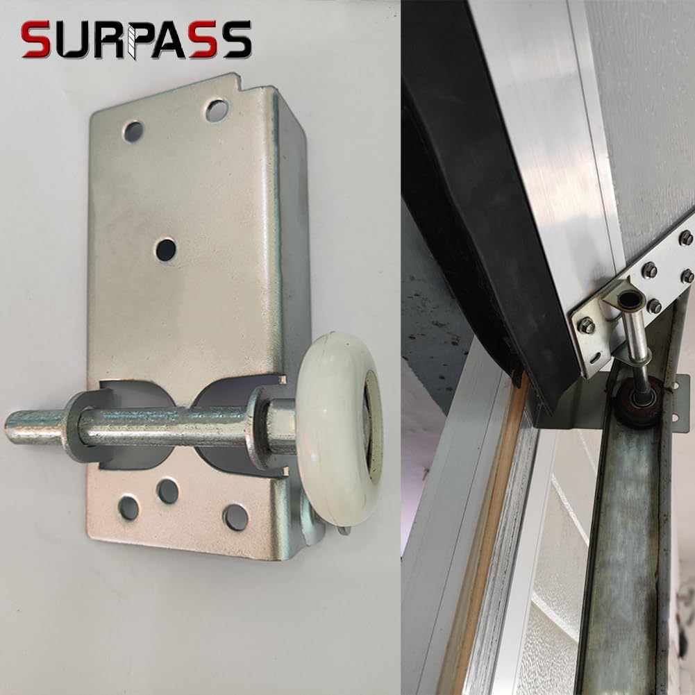 SURPASS Bottom Lifting Bracket, Fits 7/16 inch Diameter Garage Door Roller (1 Pair)