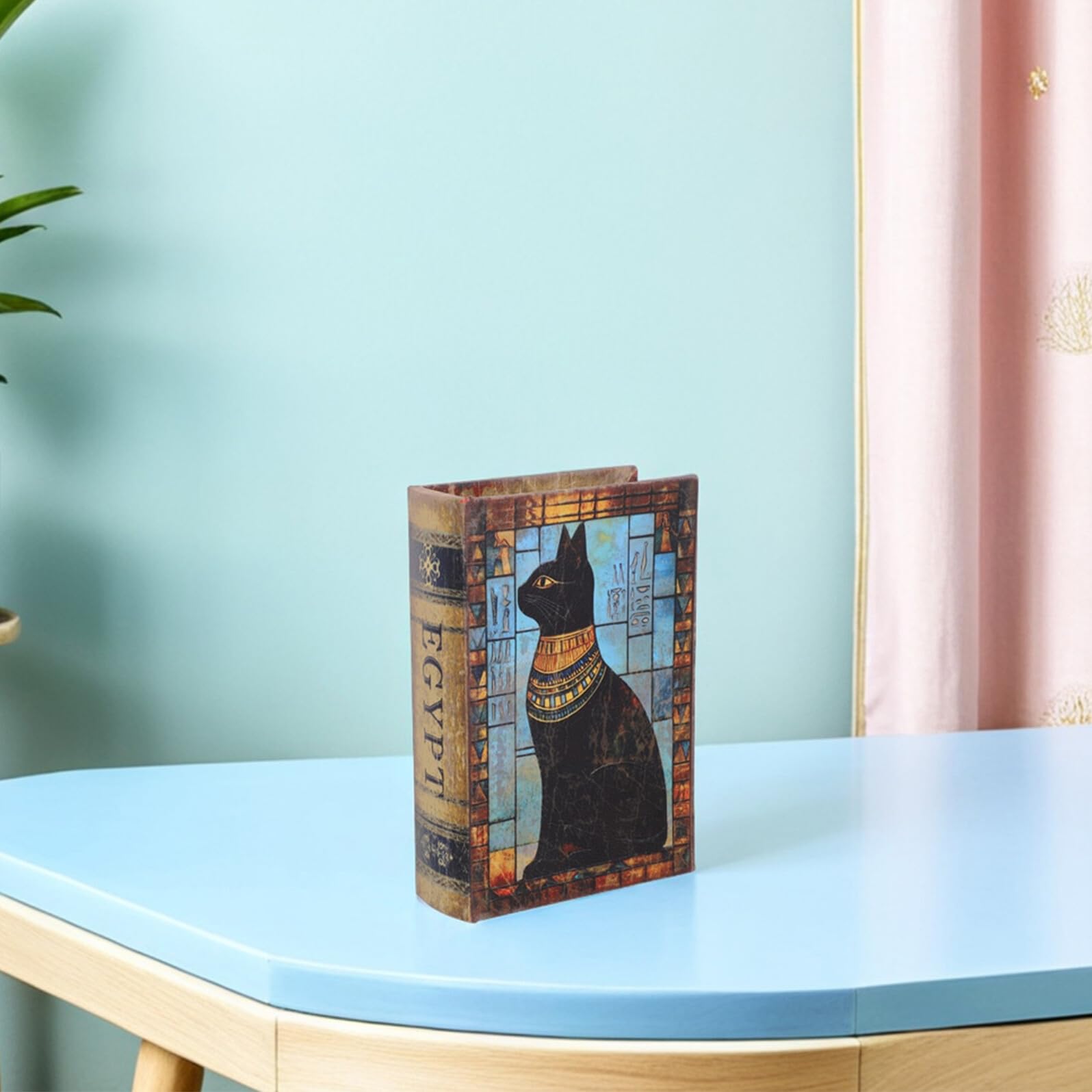 Dekorative Buchbox Große Realistische Aufbewahrungsbox in Buchform mit Geheimfach Versteckte Schmuck und Erinnerungsbox für Wohn und Arbeitszimmer