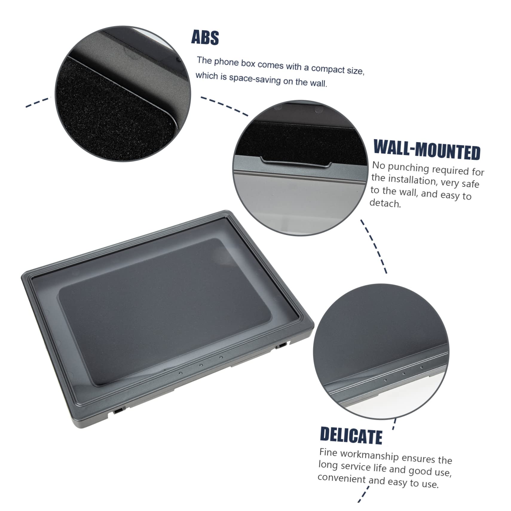 Didiseaon Soporte para Teléfono y Tableta Resistente Giratorio Montaje Pared para Baño y TV