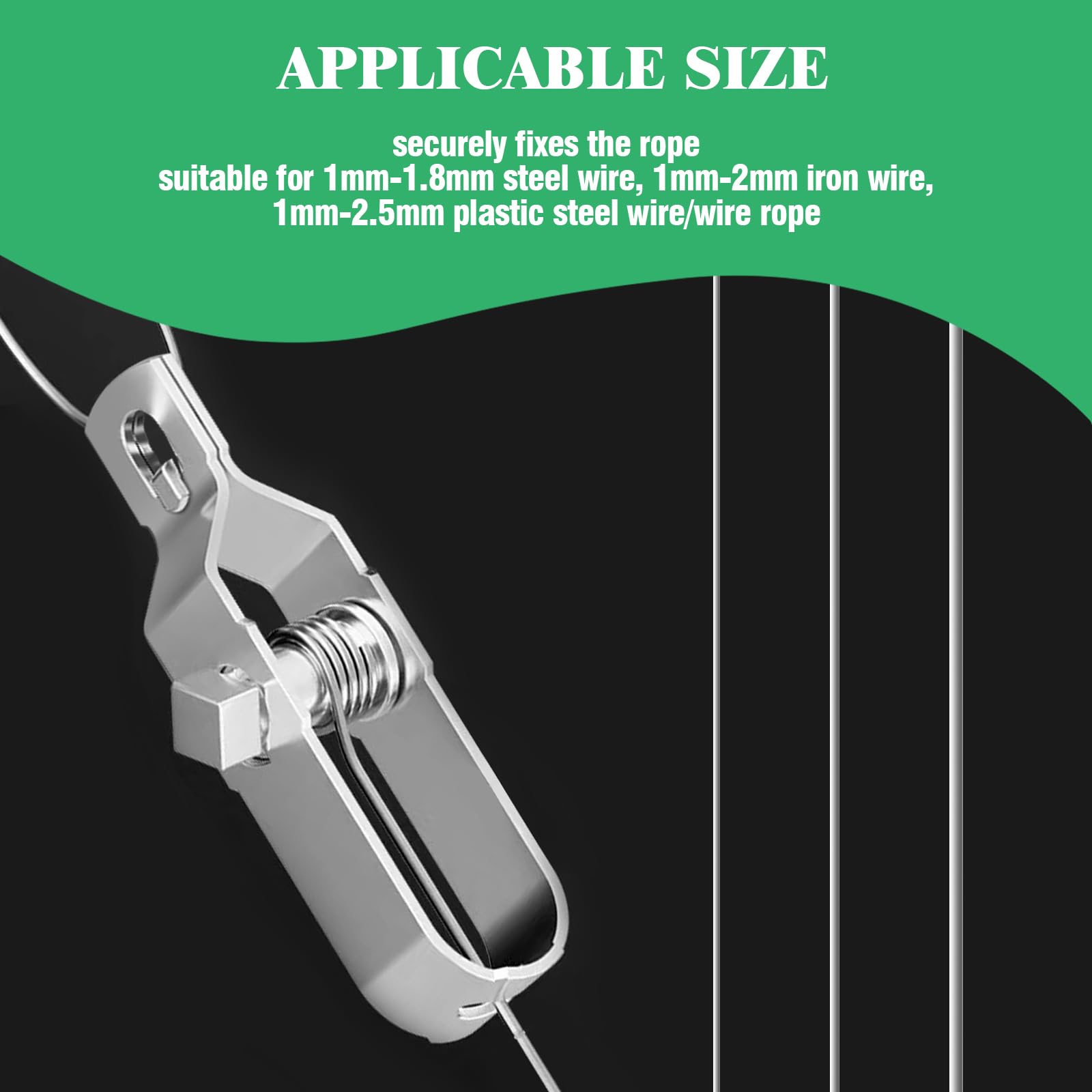 12 tenditori elettrici per recinzioni elettriche, resistenti, zincati, in linea, per cavi di tensionamento, fattorie, recinzioni, casa (90 mm)
