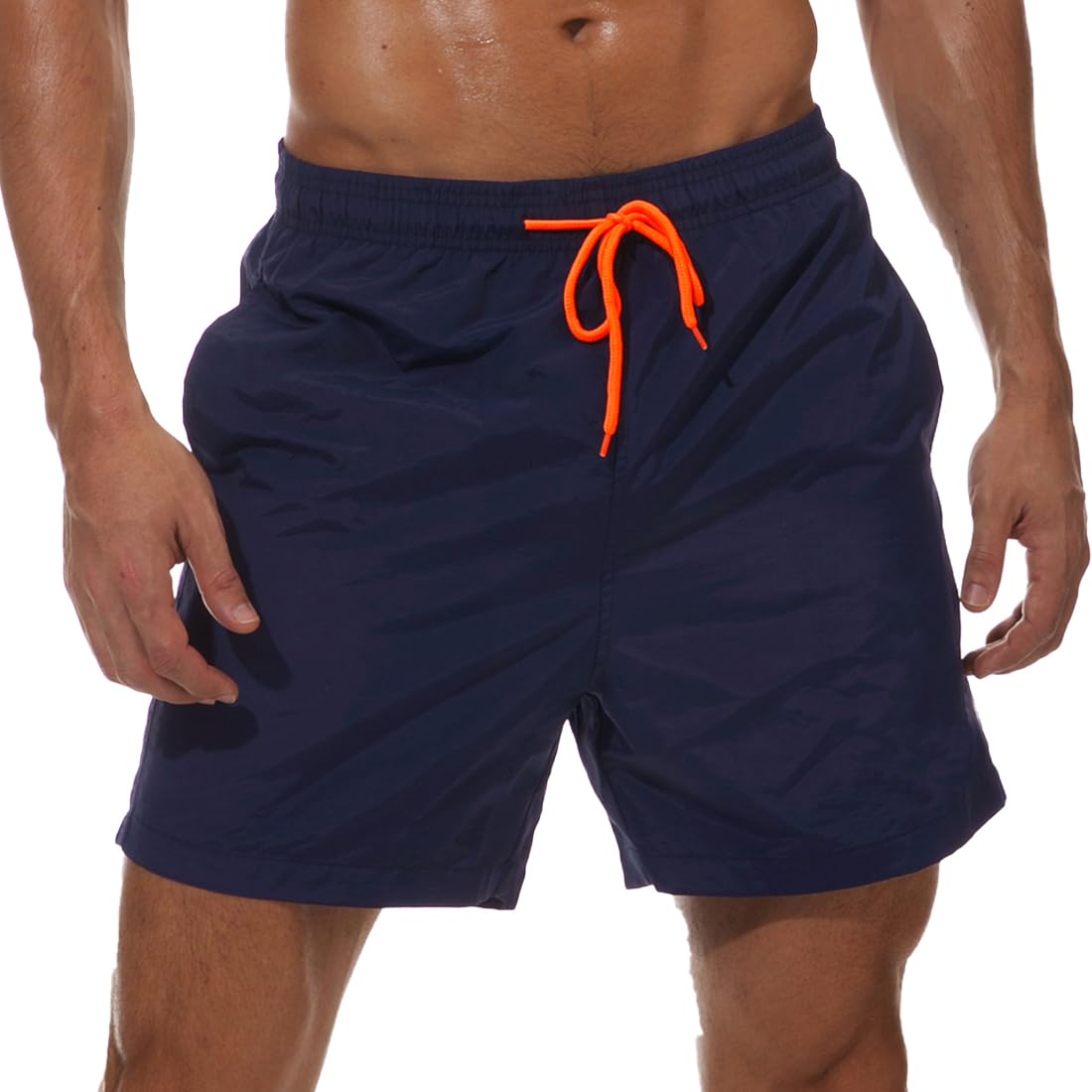 Men's Swim Trunks Quick Dry Beach Shorts with Pockets