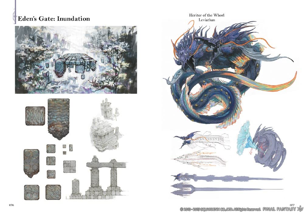 Final Fantasy XIV: Shadowbringers The Art of Reflection Histories Forsaken