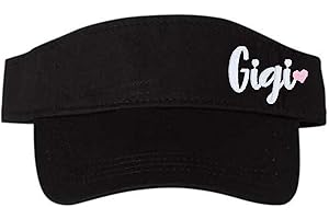 Personalized Custom Name Women's Adjustable Visor, Embroidered Hat, Unique Gift for Gigi...
