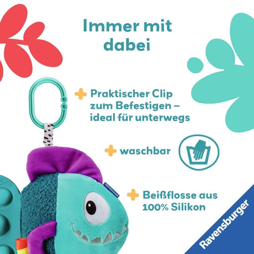Play+ Pop-it Piranha (blue) - ab 0 Monate