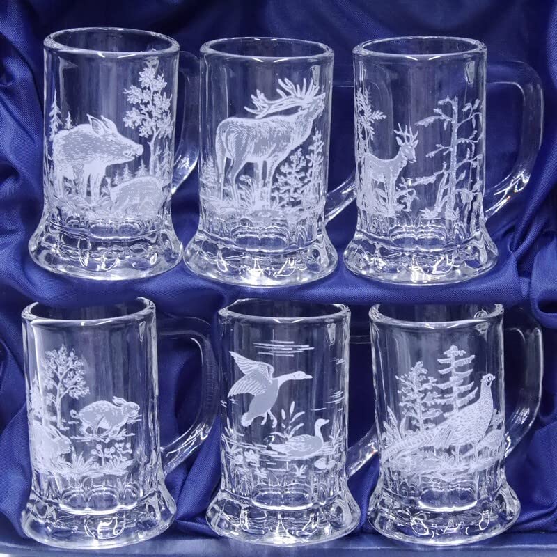 Glaser Mit Jagdmotiven