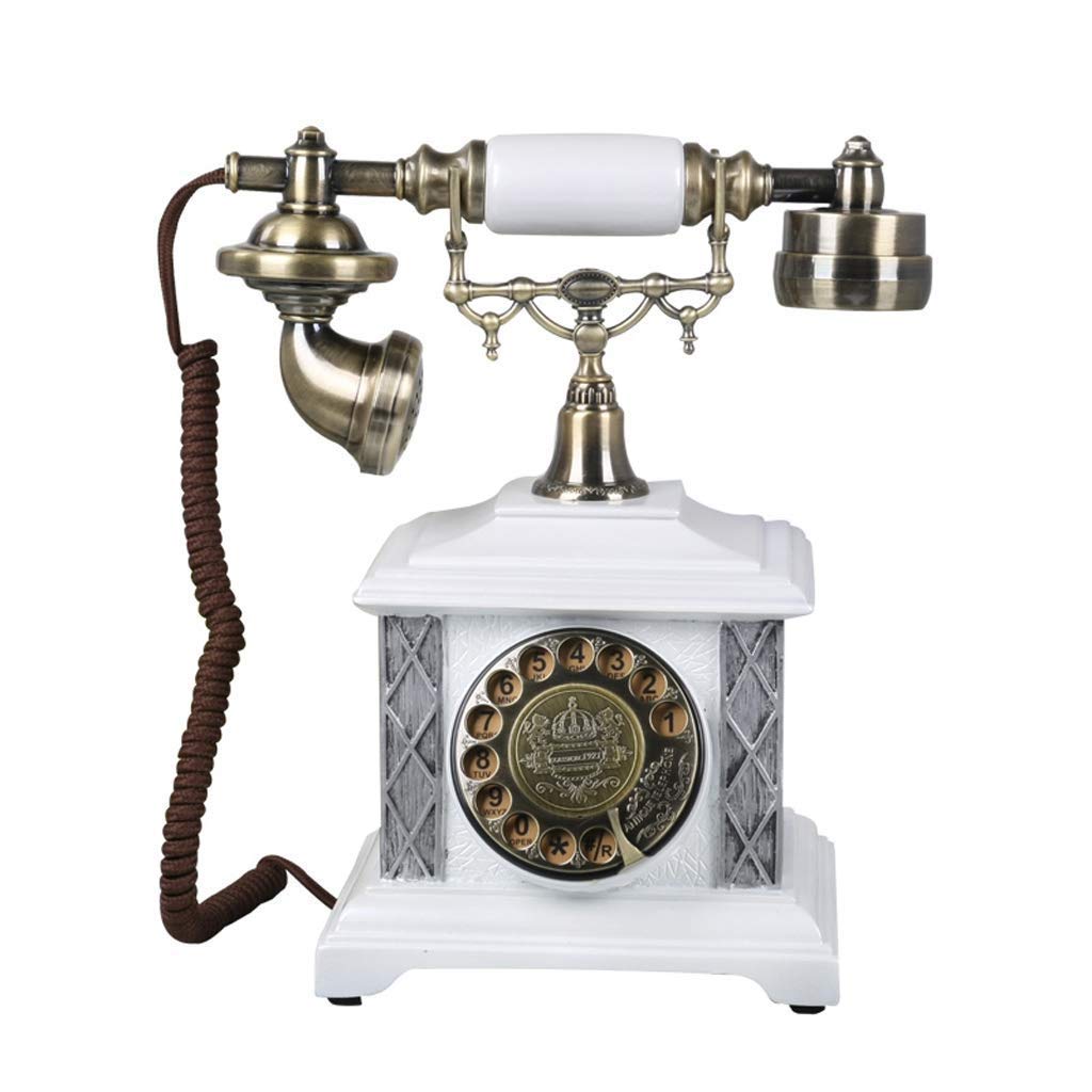 Antyczny Telefon - Telefon Obrotowy - Telefon Retro Na Kablu - Telefony Dekoracyjne Vintage
